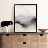 Shop Past Clouds I Art Print-Abstract, Neutrals, Portrait, Purple, Rectangle, View All-framed painted poster wall decor artwork
