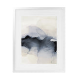 Shop Past Clouds II Blue Art Print-Abstract, Blue, Neutrals, Portrait, Rectangle, View All-framed painted poster wall decor artwork