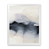 Shop Past Clouds II Blue Art Print-Abstract, Blue, Neutrals, Portrait, Rectangle, View All-framed painted poster wall decor artwork