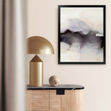 Shop Past Clouds II Art Print-Abstract, Black, Grey, Neutrals, Portrait, Rectangle, View All-framed painted poster wall decor artwork