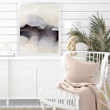 Shop Past Clouds II Art Print-Abstract, Black, Grey, Neutrals, Portrait, Rectangle, View All-framed painted poster wall decor artwork