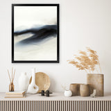 Shop The Beyond Hours I Art Print-Abstract, Black, Portrait, Rectangle, View All, White-framed painted poster wall decor artwork