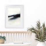 Shop The Beyond Hours I Art Print-Abstract, Black, Portrait, Rectangle, View All, White-framed painted poster wall decor artwork