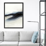 Shop The Beyond Hours I Canvas Art Print-Abstract, Black, Portrait, Rectangle, View All, White-framed wall decor artwork