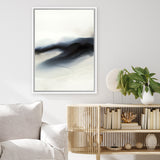 Shop The Beyond Hours I Canvas Art Print-Abstract, Black, Portrait, Rectangle, View All, White-framed wall decor artwork