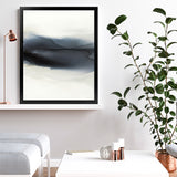 Shop The Beyond Hours II Art Print-Abstract, Black, Portrait, Rectangle, View All, White-framed painted poster wall decor artwork
