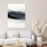 Shop The Beyond Hours II Canvas Art Print-Abstract, Black, Portrait, Rectangle, View All, White-framed wall decor artwork