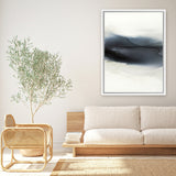 Shop The Beyond Hours II Canvas Art Print-Abstract, Black, Portrait, Rectangle, View All, White-framed wall decor artwork
