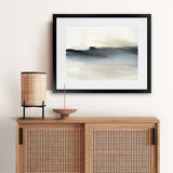 Shop Place To Hide Art Print-Abstract, Black, Blue, Horizontal, Landscape, Neutrals, Rectangle, View All-framed painted poster wall decor artwork