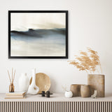 Shop Place To Hide Art Print-Abstract, Black, Blue, Horizontal, Landscape, Neutrals, Rectangle, View All-framed painted poster wall decor artwork