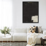 Shop Back Pocket I Canvas Art Print-Abstract, Black, Portrait, Rectangle, View All-framed wall decor artwork