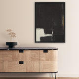 Shop Back Pocket II Canvas Art Print-Abstract, Black, Portrait, Rectangle, View All-framed wall decor artwork