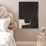 Shop Back Pocket II Canvas Art Print-Abstract, Black, Portrait, Rectangle, View All-framed wall decor artwork