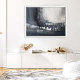 Shop Beyond Shadows I Canvas Art Print-Abstract, Blue, Horizontal, Landscape, Rectangle, View All-framed wall decor artwork