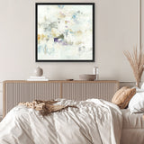 Shop Off The Wall (Square) Canvas Art Print-Abstract, Neutrals, Square, View All, Yellow-framed wall decor artwork