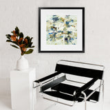 Shop Connection (Square) Art Print-Abstract, Blue, Green, Square, View All-framed painted poster wall decor artwork