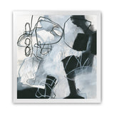 Shop Whats Happening II (Square) Art Print-Abstract, Black, Square, View All, WA, White-framed painted poster wall decor artwork