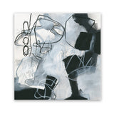 Shop Whats Happening II (Square) Art Print-Abstract, Black, Square, View All, WA, White-framed painted poster wall decor artwork