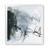 Shop Whats Happening III (Square) Art Print-Abstract, Black, Square, View All, WA, White-framed painted poster wall decor artwork