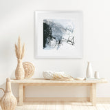 Shop Whats Happening III (Square) Art Print-Abstract, Black, Square, View All, WA, White-framed painted poster wall decor artwork