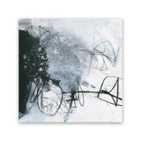 Shop Whats Happening III (Square) Canvas Art Print-Abstract, Black, Square, View All, WA, White-framed wall decor artwork