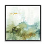 Shop My Greenhouse Abstract III (Square) Canvas Art Print-Abstract, Green, Square, View All, WA-framed wall decor artwork