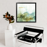 Shop My Greenhouse Abstract III (Square) Art Print-Abstract, Green, Square, View All, WA-framed painted poster wall decor artwork