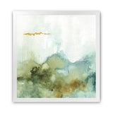 Shop My Greenhouse Abstract III (Square) Art Print-Abstract, Green, Square, View All, WA-framed painted poster wall decor artwork