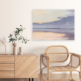 Shop Shore Canvas Art Print-Abstract, Horizontal, Purple, Rectangle, View All, WA-framed wall decor artwork