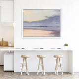 Shop Shore Canvas Art Print-Abstract, Horizontal, Purple, Rectangle, View All, WA-framed wall decor artwork