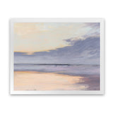 Shop Shore Art Print-Abstract, Horizontal, Purple, Rectangle, View All, WA-framed painted poster wall decor artwork