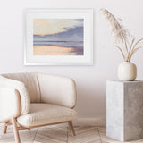 Shop Shore Art Print-Abstract, Horizontal, Purple, Rectangle, View All, WA-framed painted poster wall decor artwork