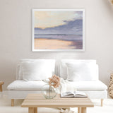 Shop Shore Art Print-Abstract, Horizontal, Purple, Rectangle, View All, WA-framed painted poster wall decor artwork