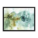 Shop My Greenhouse Abstract I Canvas Art Print-Abstract, Blue, Green, Horizontal, Rectangle, View All, WA-framed wall decor artwork