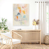 Shop Let Them Eat Cake Crop Canvas Art Print-Abstract, Orange, Portrait, Rectangle, View All, WA, Yellow-framed wall decor artwork