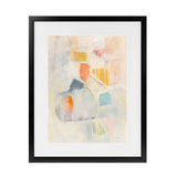 Shop Let Them Eat Cake Crop Art Print-Abstract, Orange, Portrait, Rectangle, View All, WA, Yellow-framed painted poster wall decor artwork