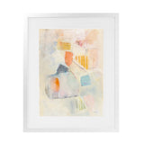 Shop Let Them Eat Cake Crop Art Print-Abstract, Orange, Portrait, Rectangle, View All, WA, Yellow-framed painted poster wall decor artwork