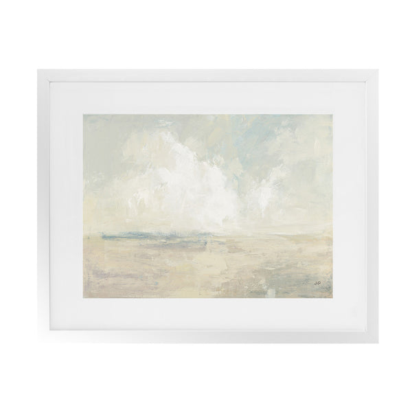 Shop Sky and Sand Art Print-Abstract, Horizontal, Neutrals, Rectangle, View All, WA-framed painted poster wall decor artwork