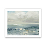 Shop Waves Art Print-Abstract, Blue, Horizontal, Rectangle, View All, WA-framed painted poster wall decor artwork
