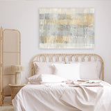 Shop Climbing Up Canvas Art Print-Abstract, Grey, Horizontal, Landscape, Rectangle, View All, WA, Yellow-framed wall decor artwork