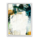 Shop Turbulence I Canvas Art Print-Abstract, Blue, Green, Portrait, Rectangle, View All, WA, White-framed wall decor artwork