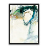 Shop Turbulence III Canvas Art Print-Abstract, Blue, Green, Portrait, Rectangle, View All, WA, White-framed wall decor artwork