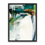 Shop Turbulence IV Canvas Art Print-Abstract, Blue, Green, Portrait, Rectangle, View All, WA, White-framed wall decor artwork
