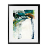 Shop Turbulence IV Art Print-Abstract, Blue, Green, Portrait, Rectangle, View All, WA, White-framed painted poster wall decor artwork