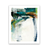 Shop Turbulence IV Art Print-Abstract, Blue, Green, Portrait, Rectangle, View All, WA, White-framed painted poster wall decor artwork