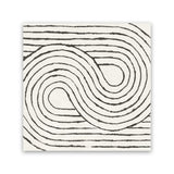 Shop Rainbow Road I BW (Square) Canvas Art Print-Abstract, Black, Square, View All, WA, White-framed wall decor artwork