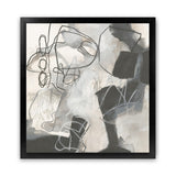 Shop Whats Happening II Neutral (Square) Art Print-Abstract, Black, Square, View All, WA, White-framed painted poster wall decor artwork