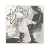 Shop Whats Happening II Neutral (Square) Art Print-Abstract, Black, Square, View All, WA, White-framed painted poster wall decor artwork