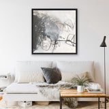 Shop Whats Happening III Neutral (Square) Canvas Art Print-Abstract, Black, Square, View All, WA-framed wall decor artwork