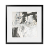 Shop Whats Happening V Neutral (Square) Art Print-Abstract, Black, Square, View All, WA, White-framed painted poster wall decor artwork